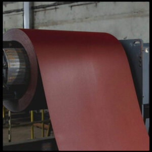 Гладкий лист POLYSTEEL — 0,45 мм / 1250 мм / PEMA / RAL 3005 бордовий