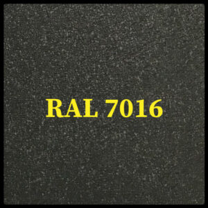 Гладкий лист RAL 7016 Антрацит — 0,45 мм / 1250 мм / PEMA / POLYSTEEL