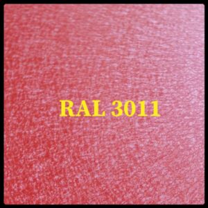 Гладкий лист RAL 3011 Червоний — 0,45 мм / 1250 мм / PEMA / POLYSTEEL