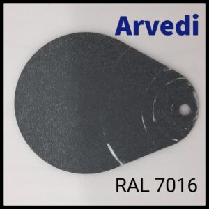 Рулонна сталь Arvedi Італія 0,45 мм RAL 7016 — гладкий лист із полімерним покриттям