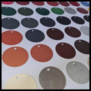 Металевий лист Arcelor Nippon 0,43 мм RAL 9006 РЕ